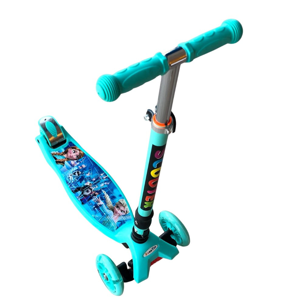 Foldable Scooter with Colored Light