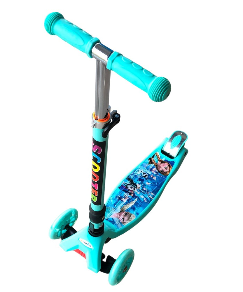 Foldable Scooter with Colored Light