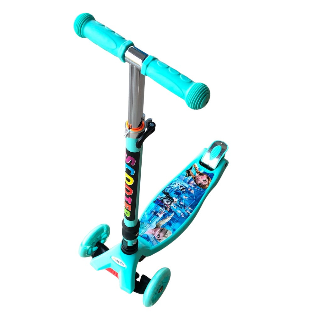 Foldable Scooter with Colored Light
