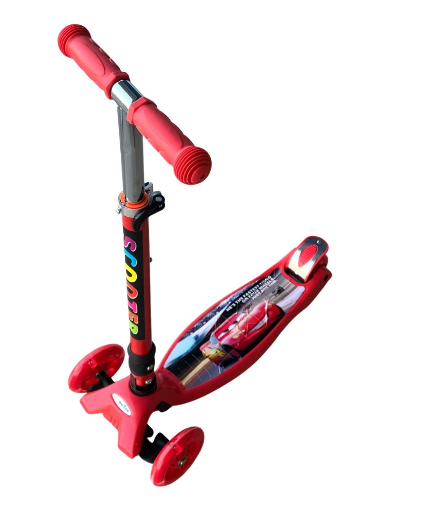 Foldable Scooter with Colored Light