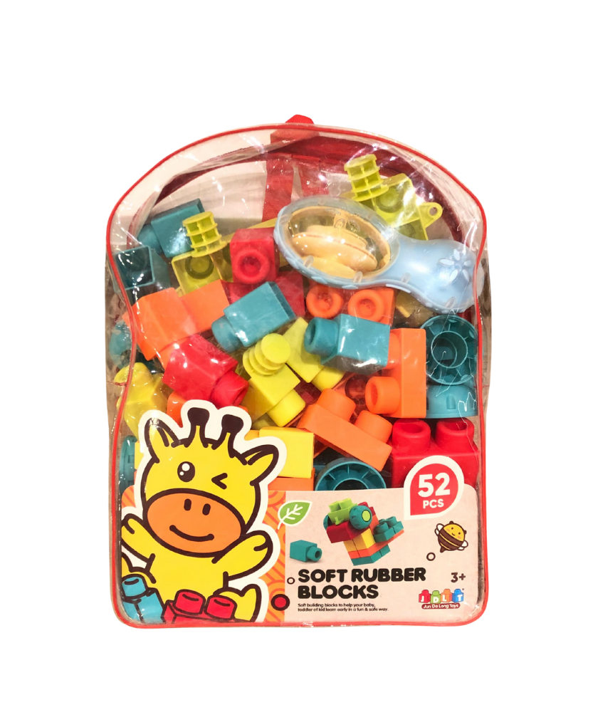 Soft Rubber Blocks 52 PCS