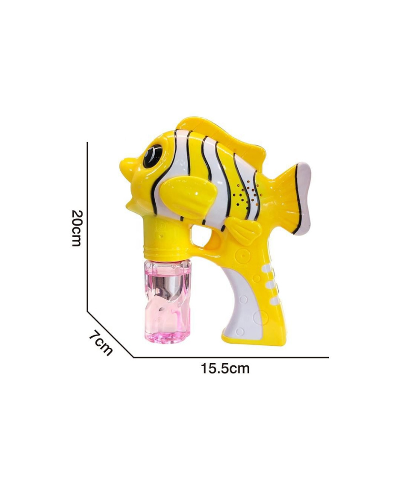 Fish Colorful Funny Bubble Gun