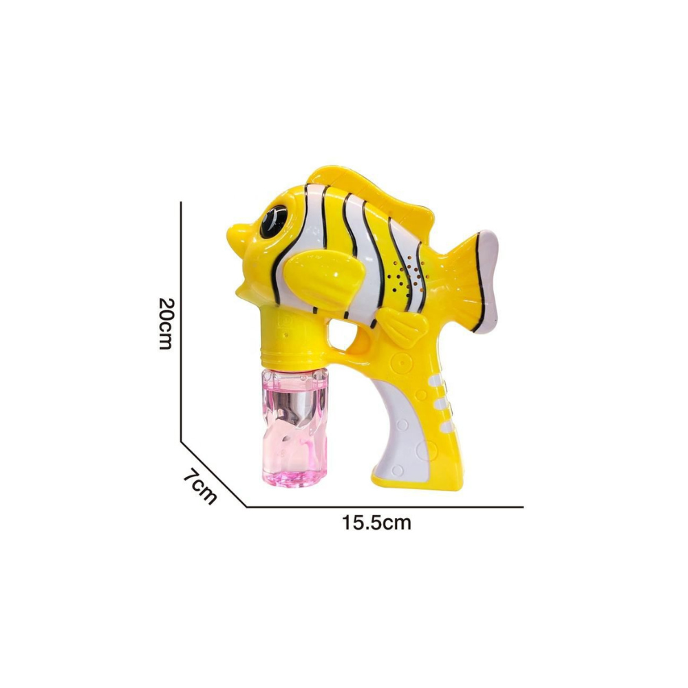 Fish Colorful Funny Bubble Gun