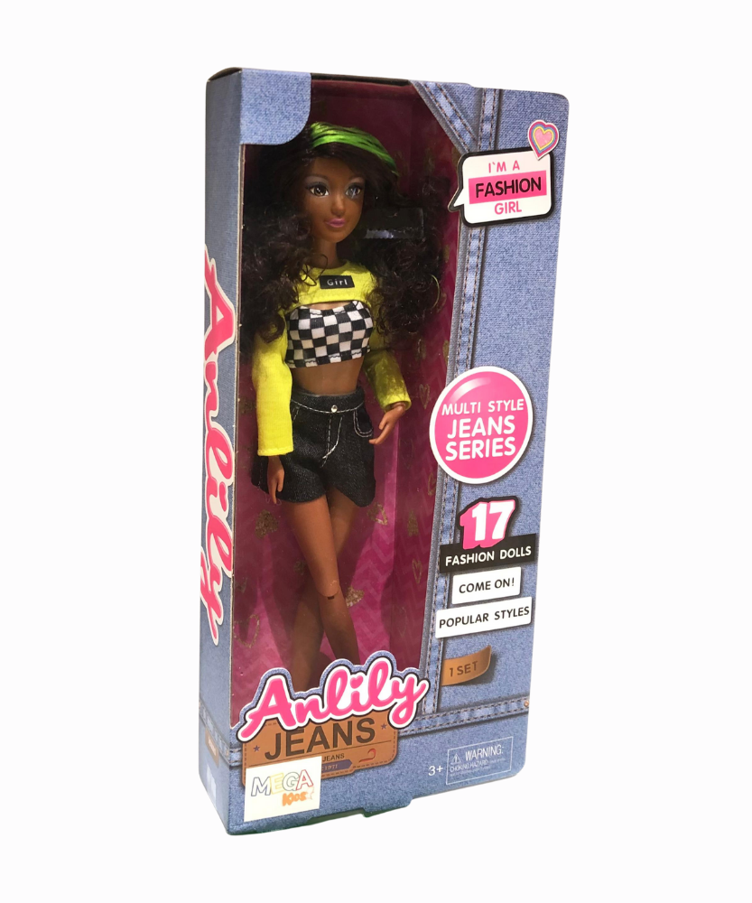 Anlily Multi-Style Jeans Series Fashion Doll