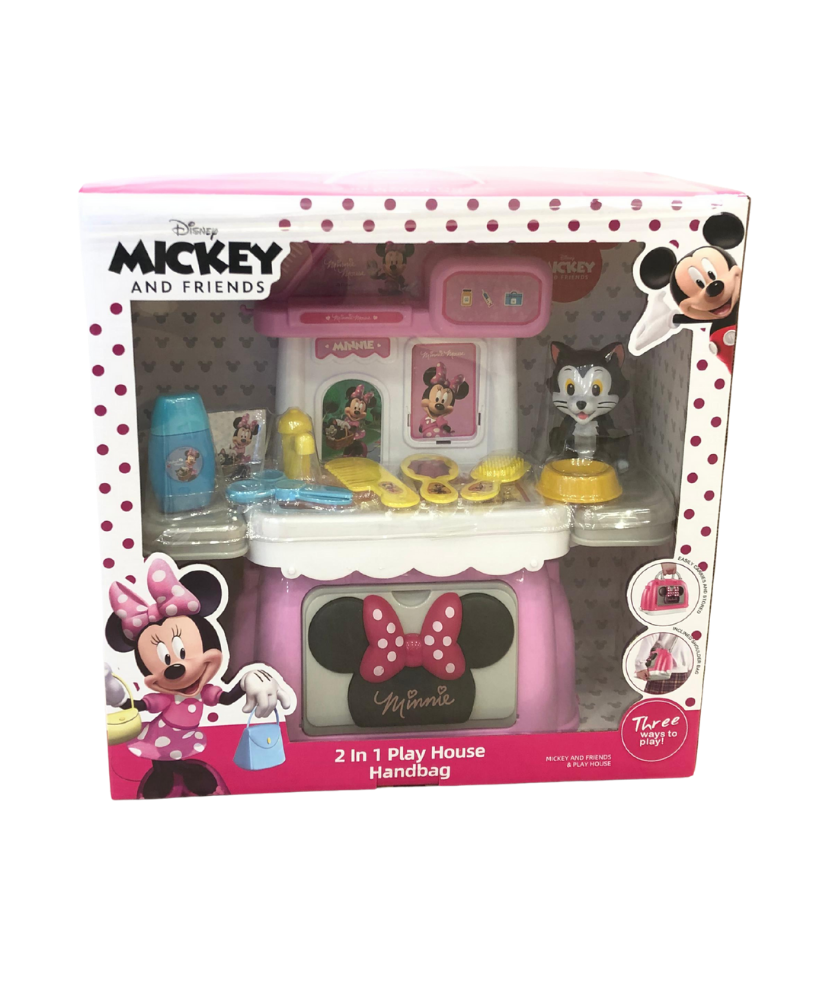 Disney Mickey And Friends 2 In 1 Play House Hand Bag