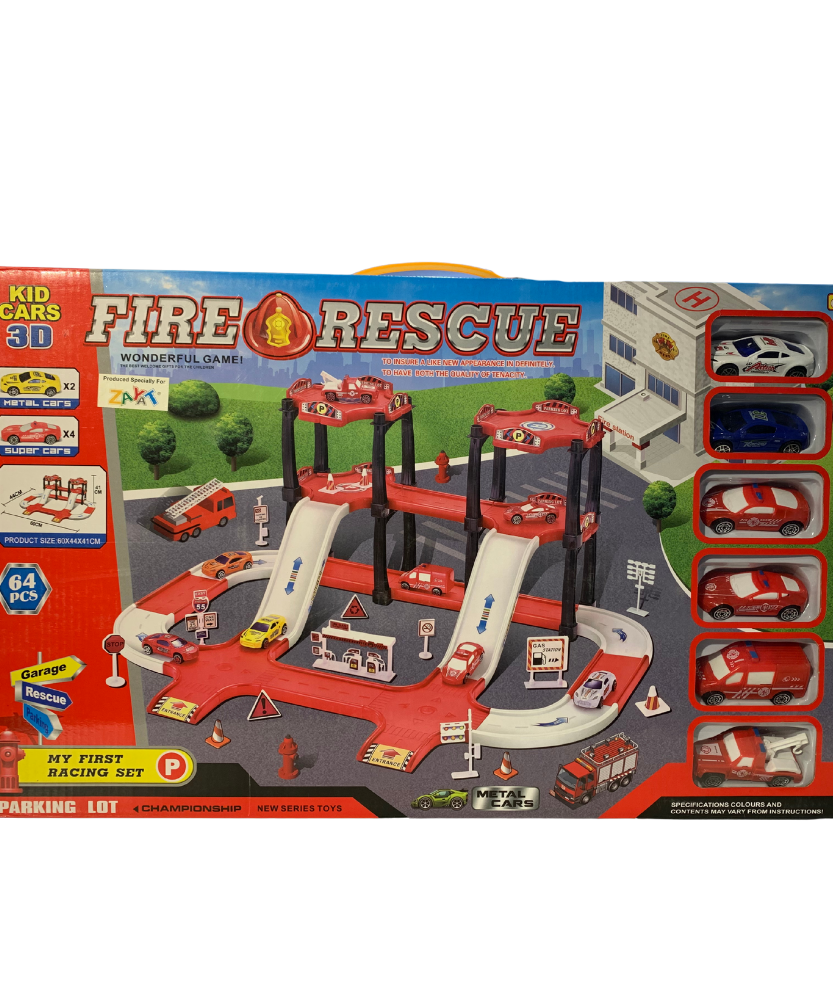 Fire Rescue Kid Cars 3D