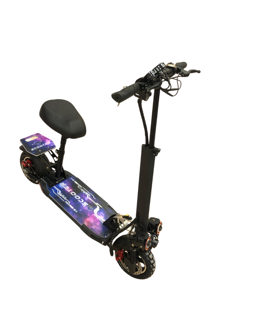 LED Glow Electric Scooter with Seat