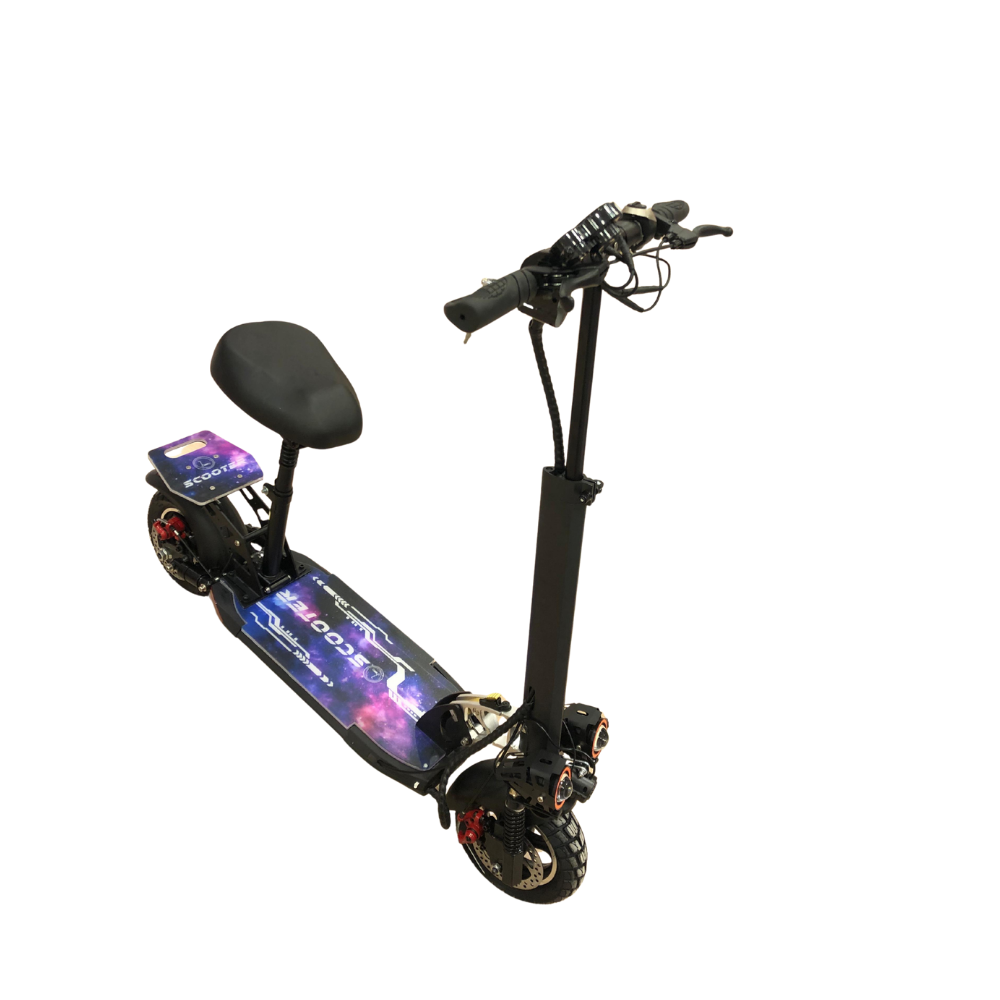 LED Glow Electric Scooter with Seat