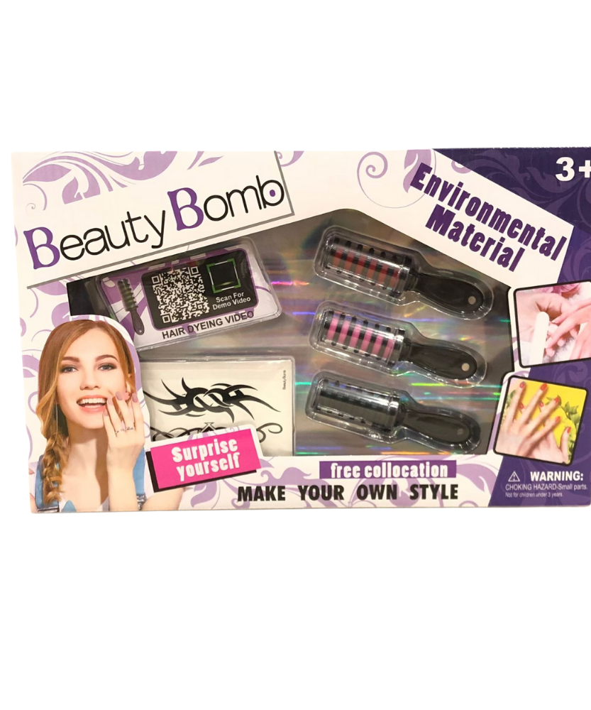Beauty Bomb Free Collocation Hair Dyeing Video Environmental Material