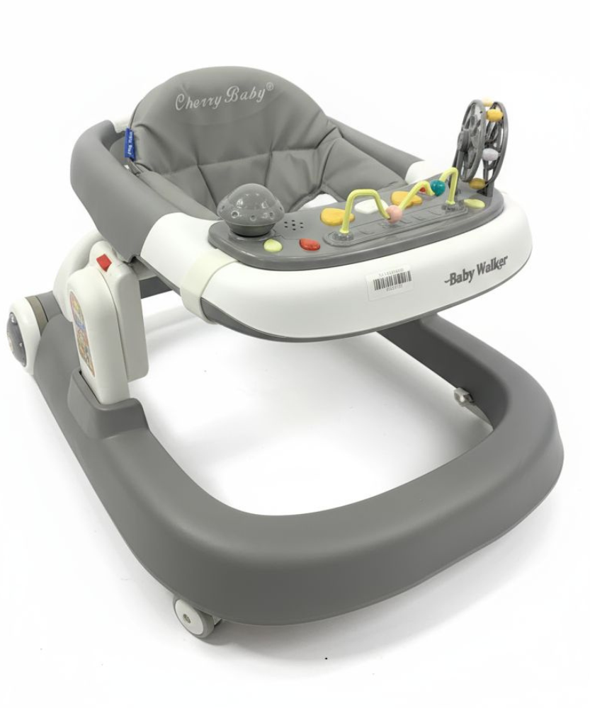 Gray Baby Walker With Toys