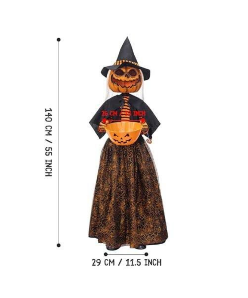 Halloween Orange Witch Dress