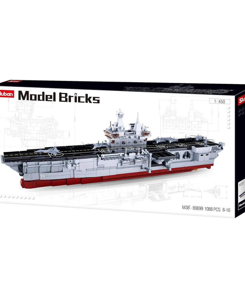 Model Bricks 74 Amphibious Assault Ship 1088 PCS Lego