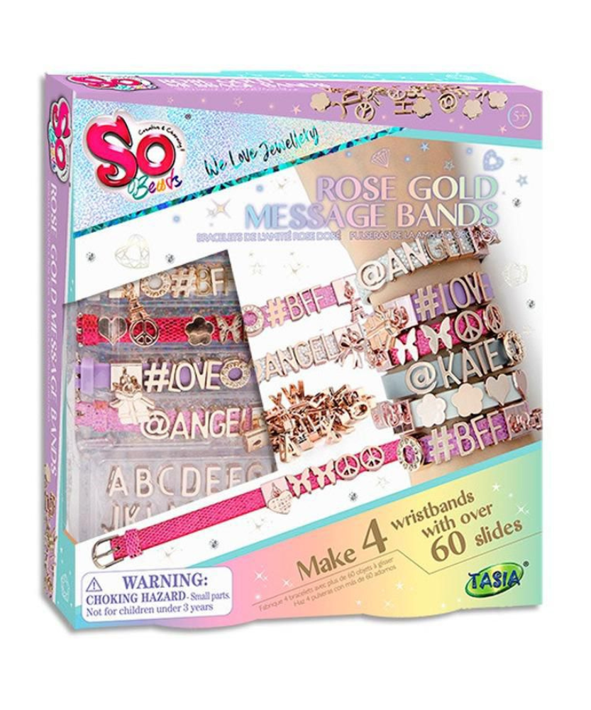 SO! Rose Gold Message Bands Kit