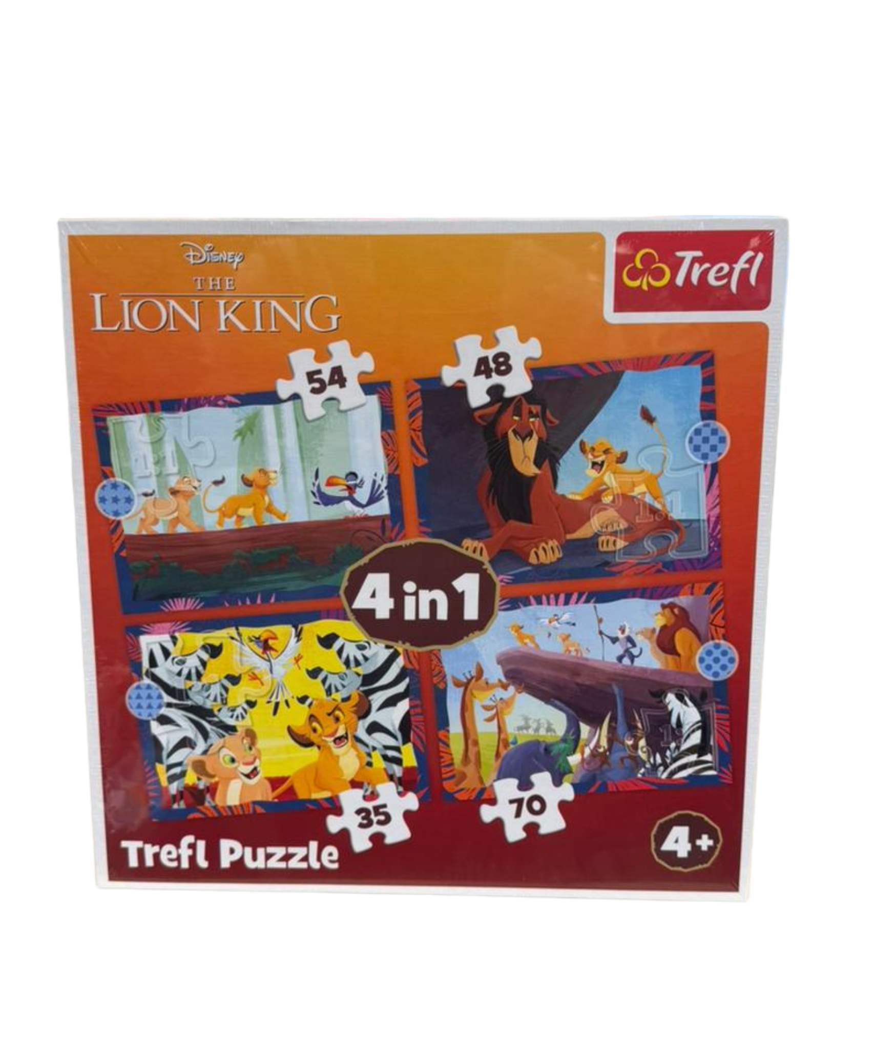 The Lion King 4 in 1 Trefl Puzzle