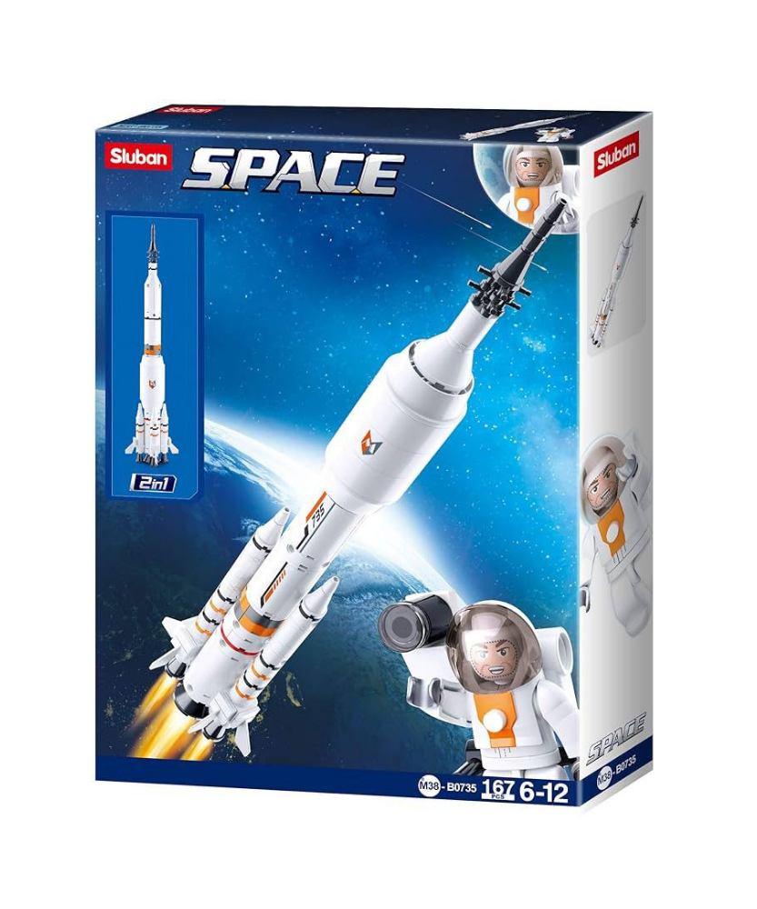 Space 2in1 735 Rocket 167 PCS Lego