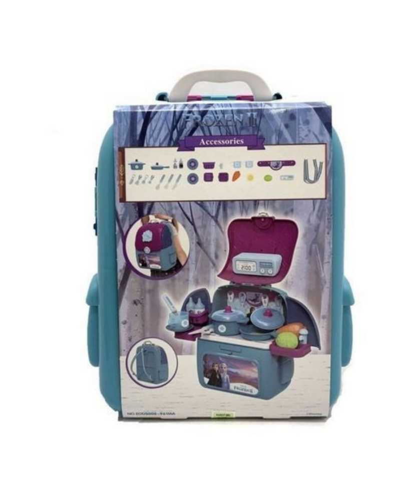 Frozen II 2 In 1 Kitchen Backpack Playset
