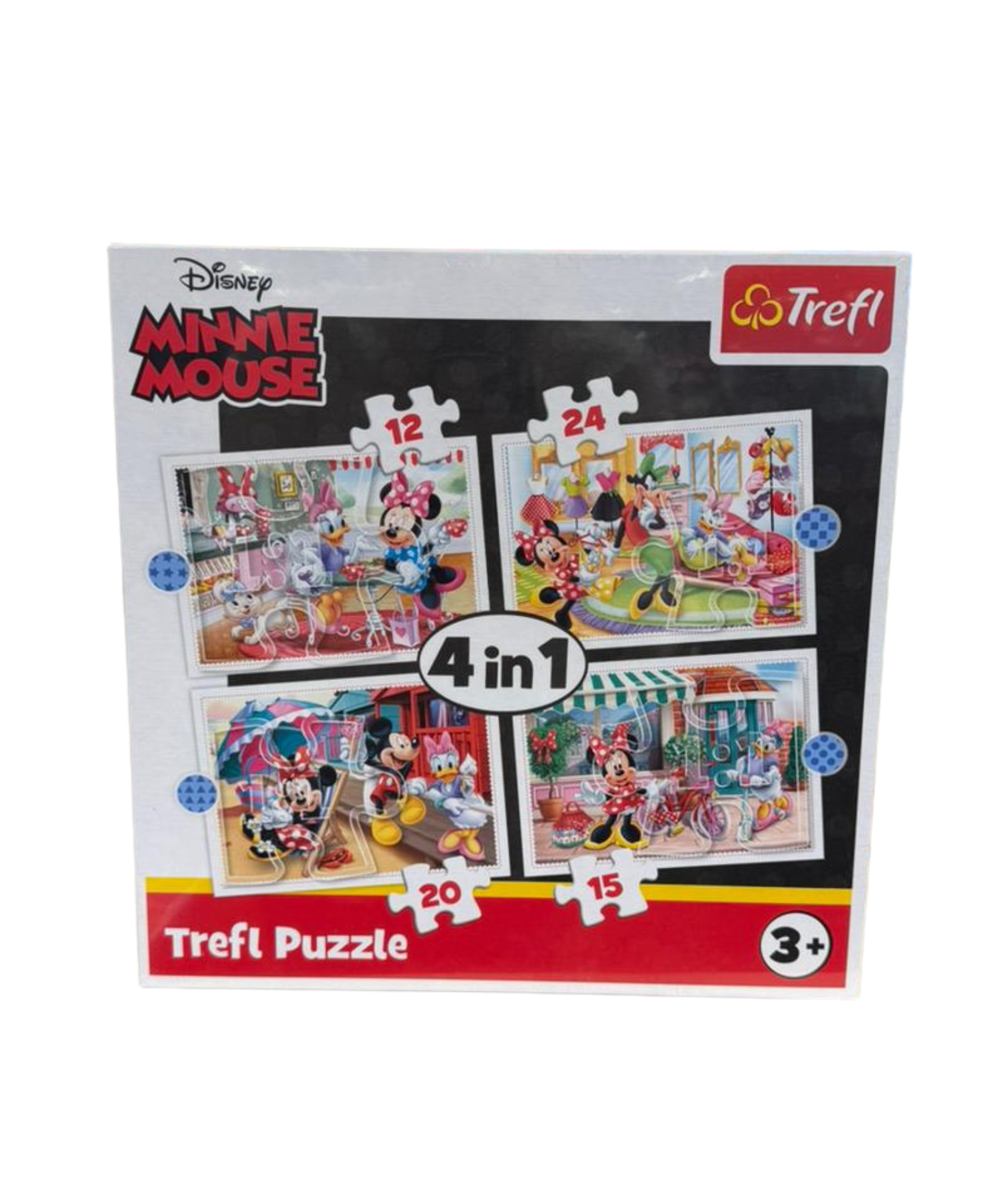 Minnie Mouse 4 in 1 Trefl Puzzle