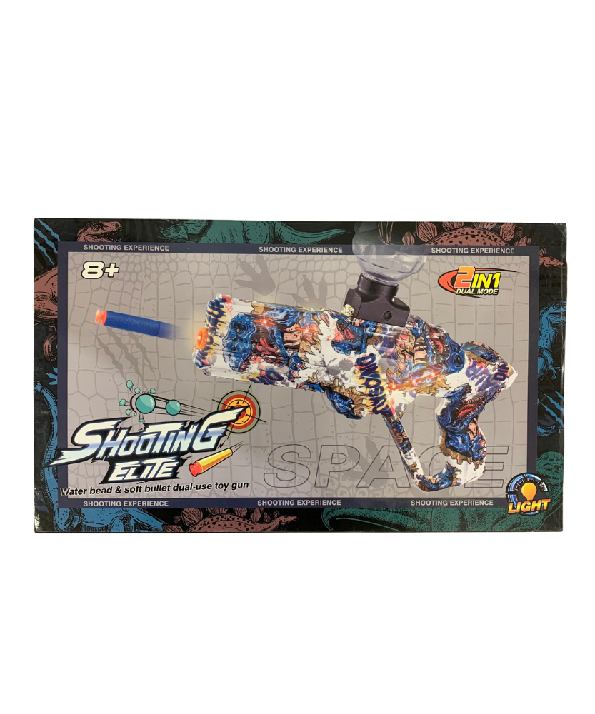 Shooting Elite Orbeez & Soft Bullet Dual-Use Toy Gun (Dinosaur Edition)