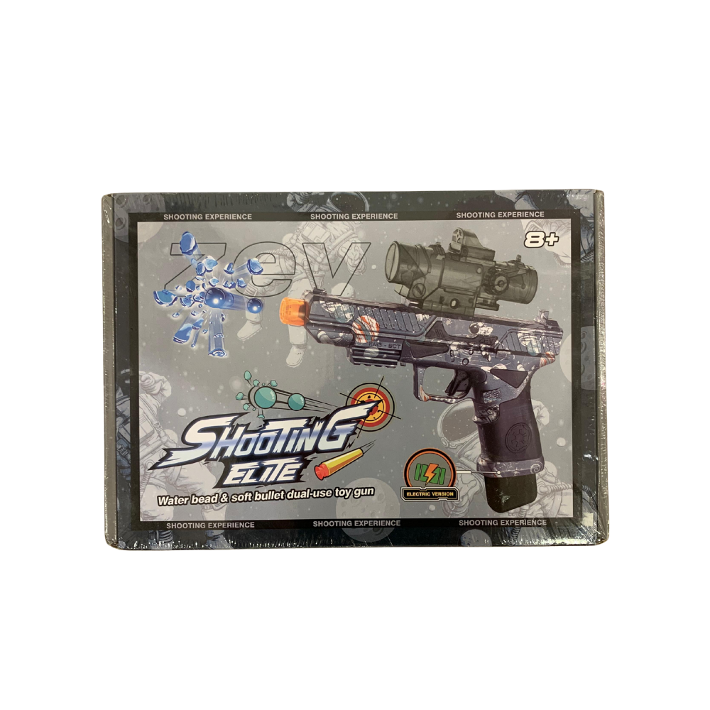 Shooting Elite Water Bead And Soft Bullet Dual-use Toy Gun
