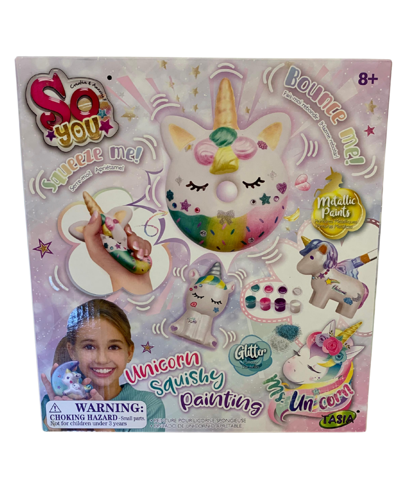 Unicorn Squishy Painting 4 Squishes Unicorn