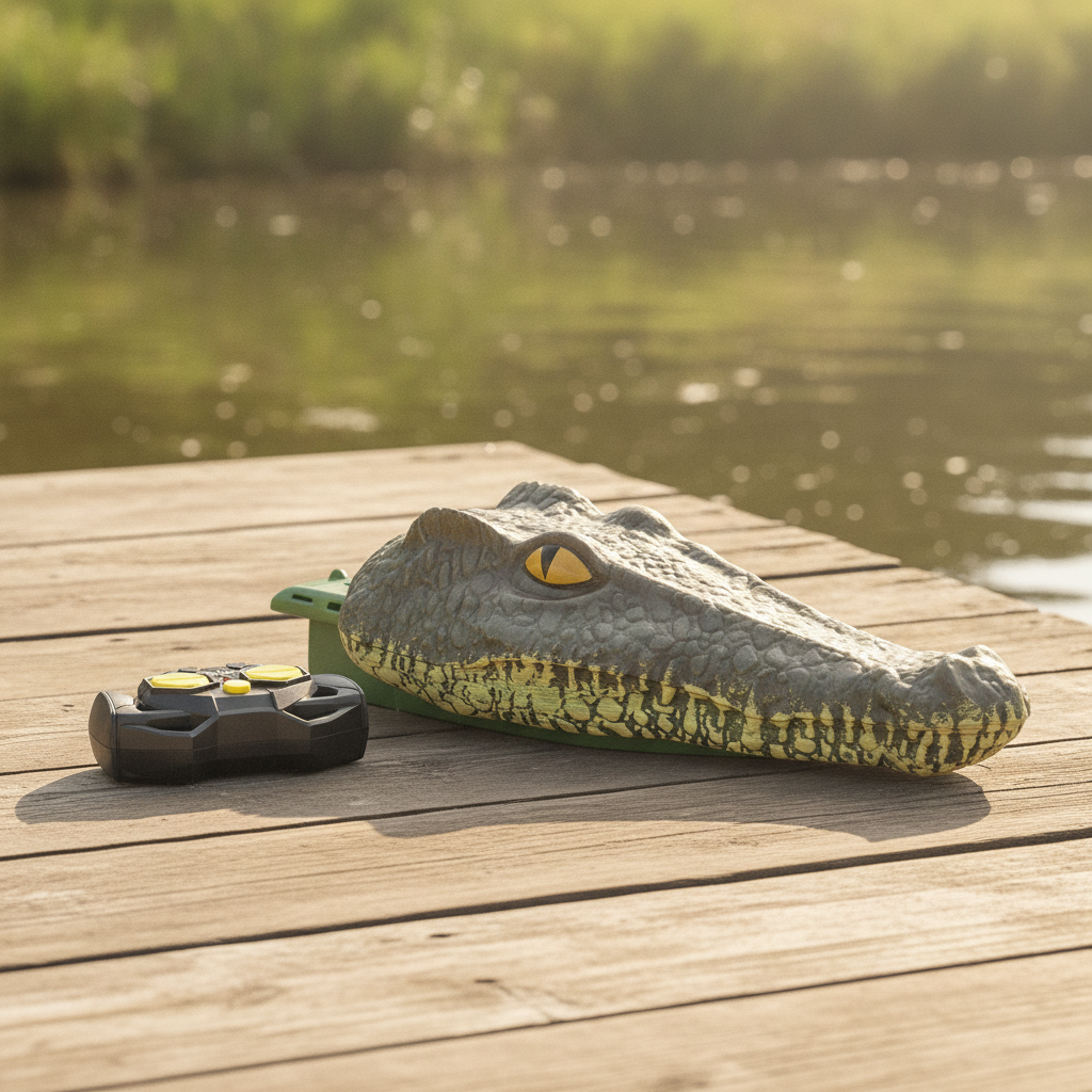 2.4G Remote Control 2 in 1 Crocodile Speedboat