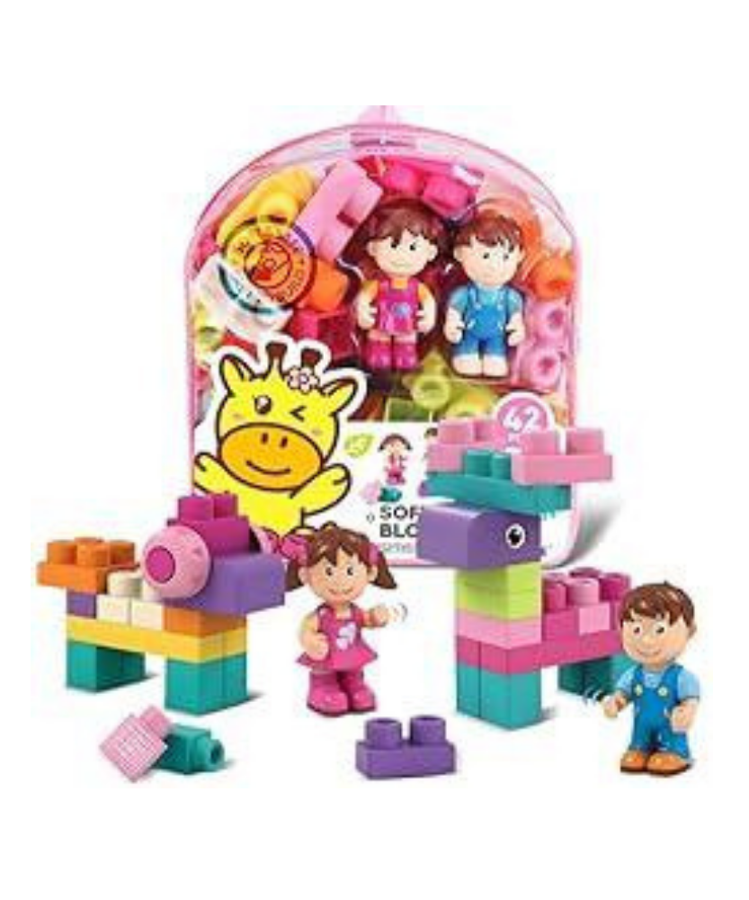 Soft Rubber Blocks 42 PCS