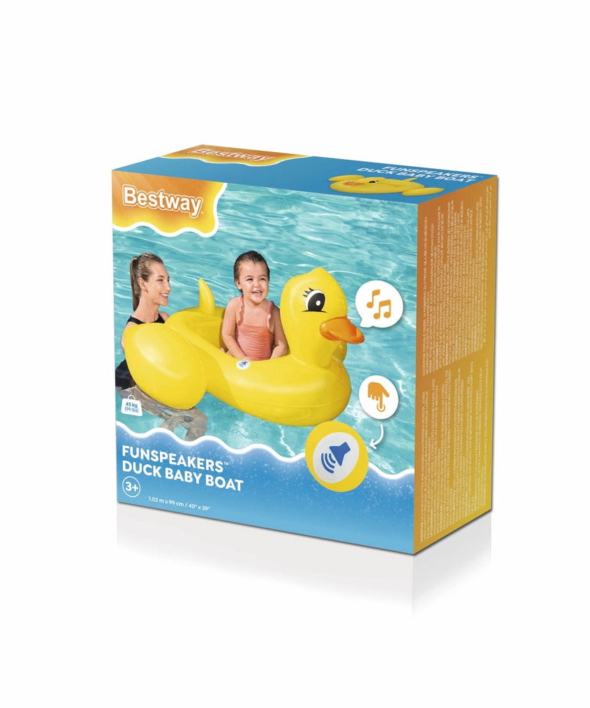 Bestway Inflatable Musical Duck Ride-On Float