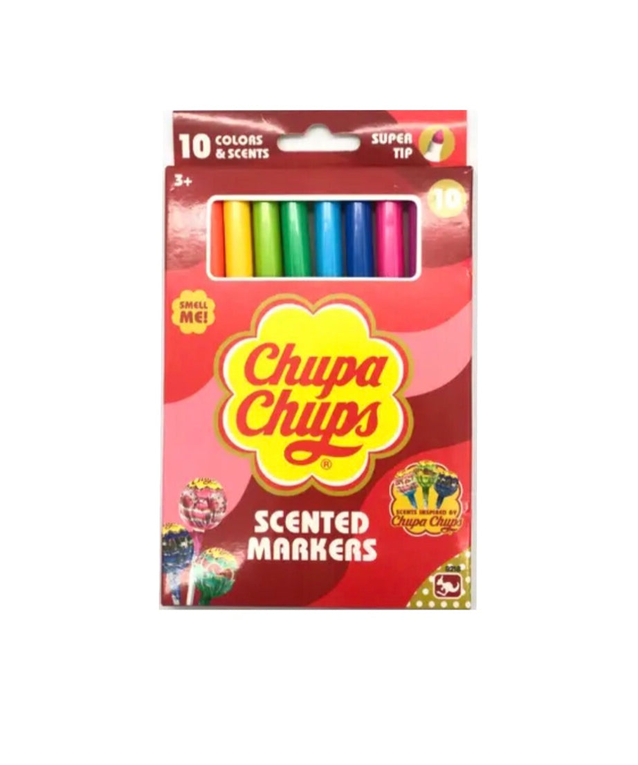 Chupa Chups Scented Markers 10