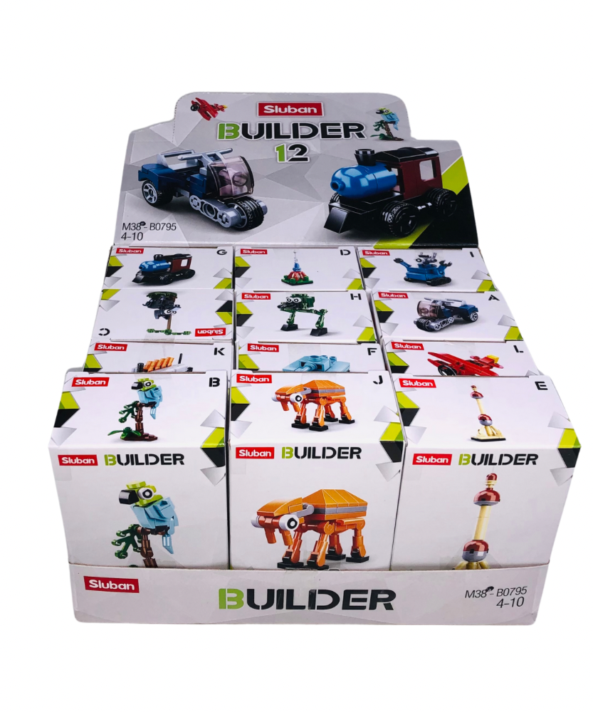 Sluban BUILDER M38-B0796G Train Building Blocks Set