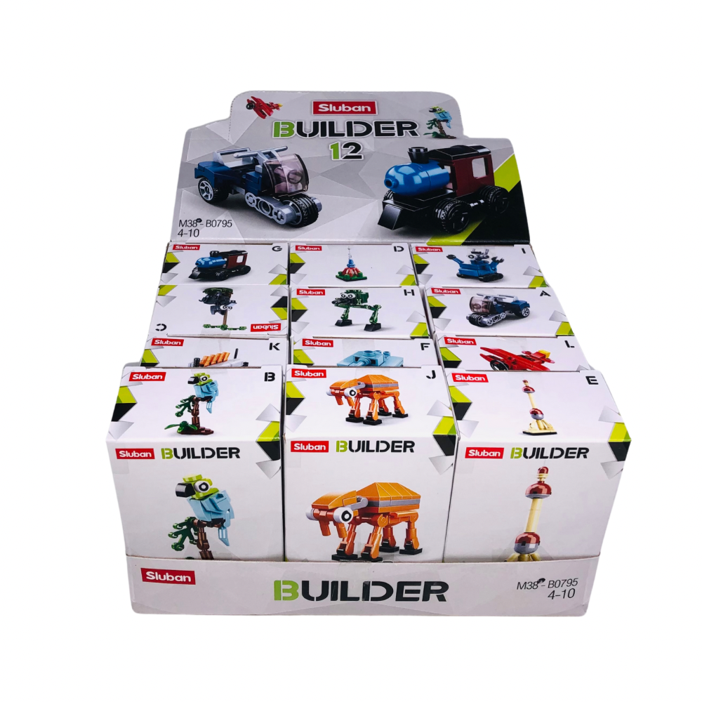 Sluban BUILDER M38-B0796G Train Building Blocks Set