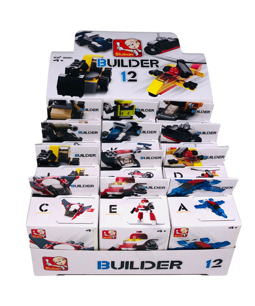 Sluban Builder M38 Mini-Vehicle Collection Building Blocks