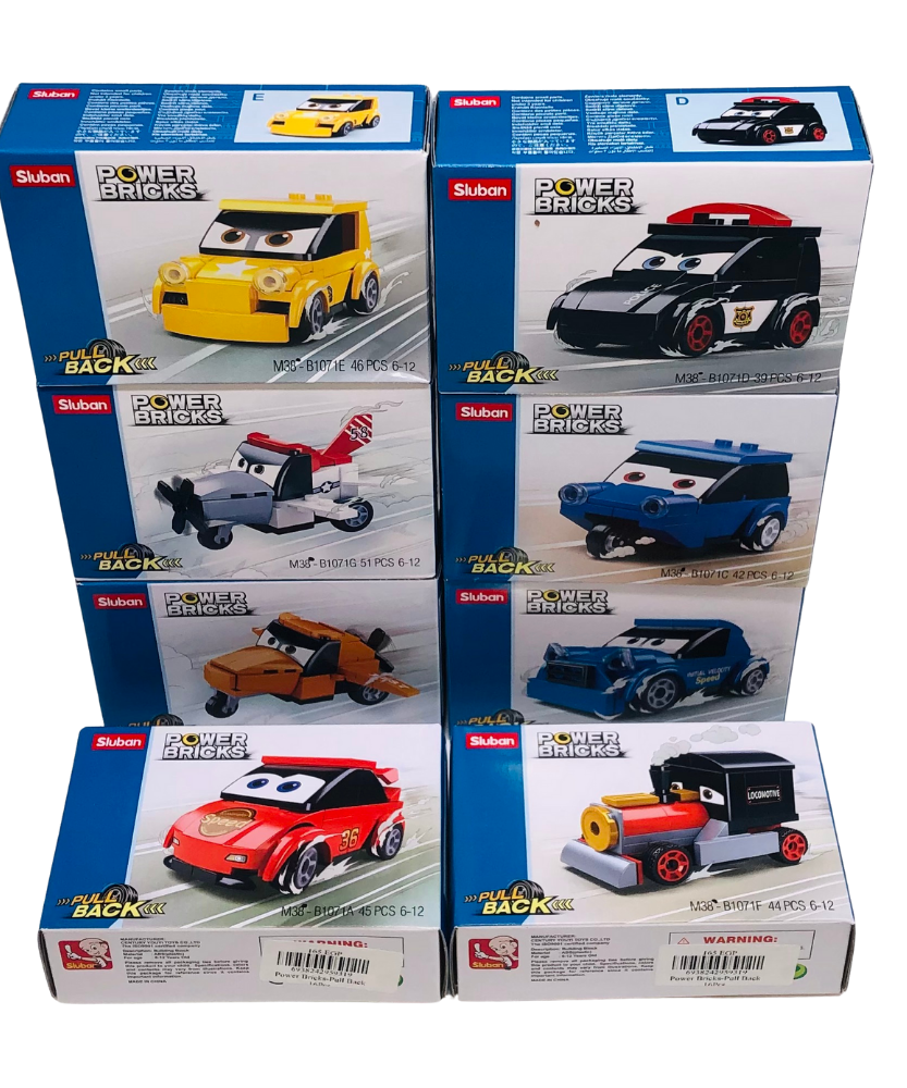 Power Bricks-Pull Back Cars  Lego