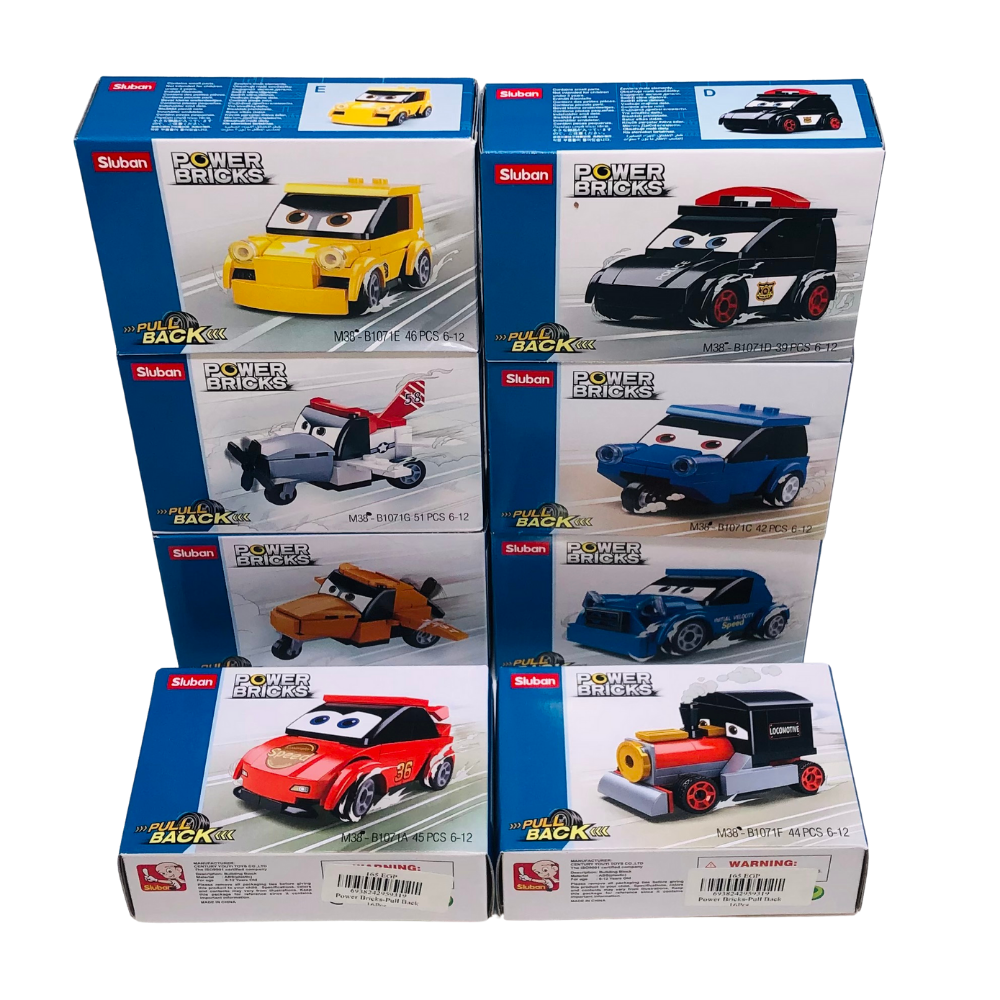 Power Bricks-Pull Back Cars  Lego