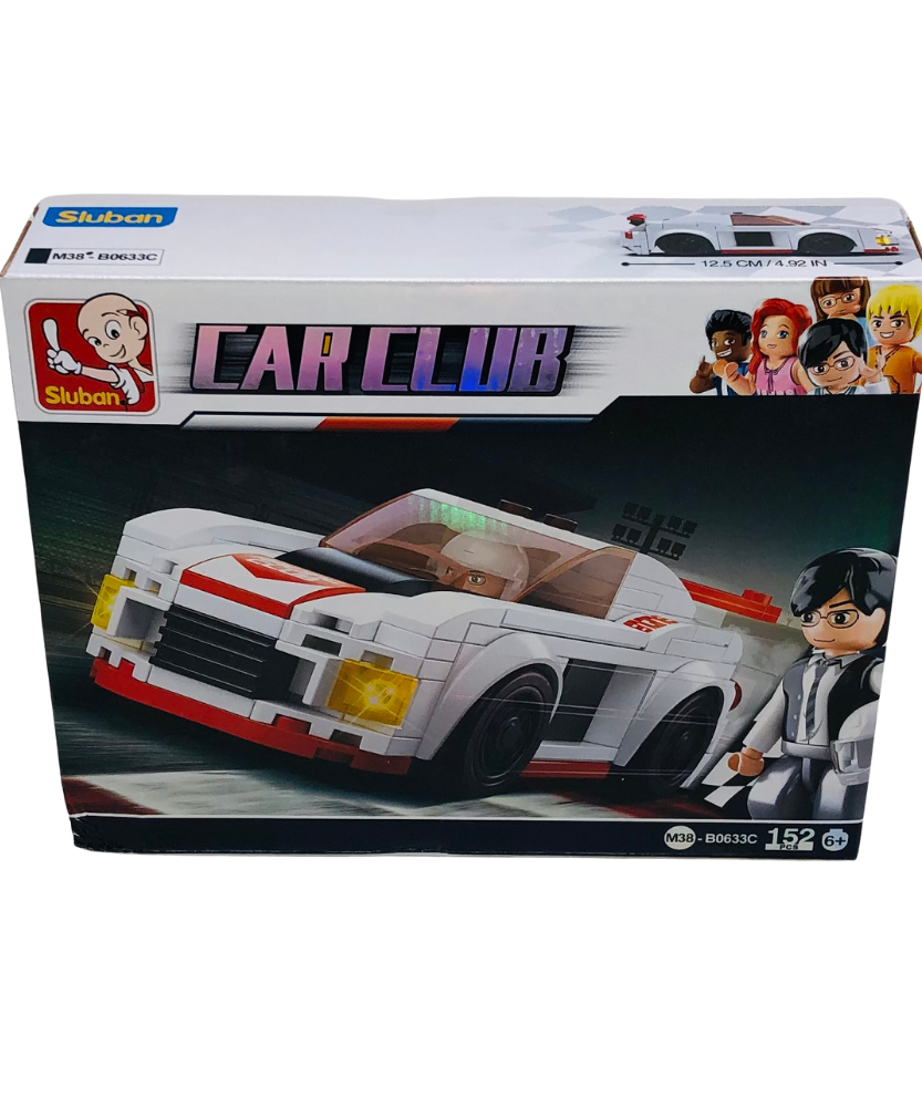 Sluban CAR CLUB Sports Car Building Set M38-B0633C