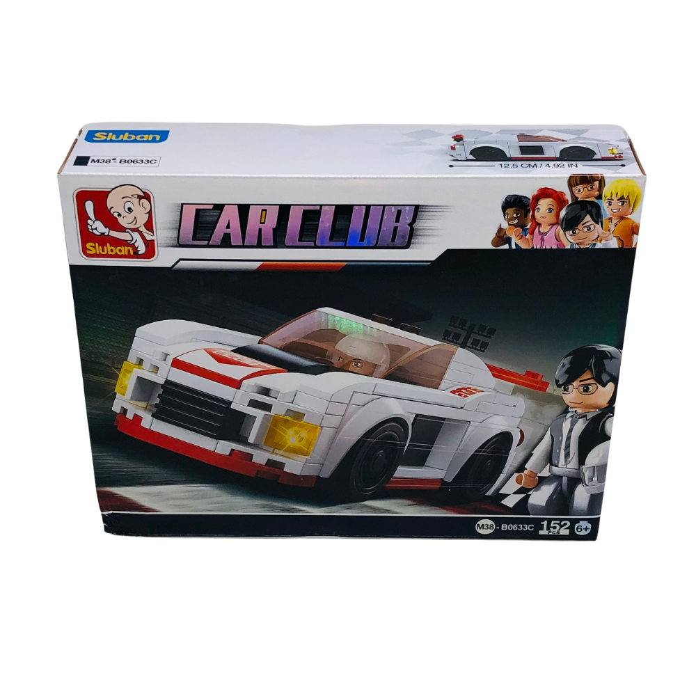 Sluban CAR CLUB Sports Car Building Set M38-B0633C