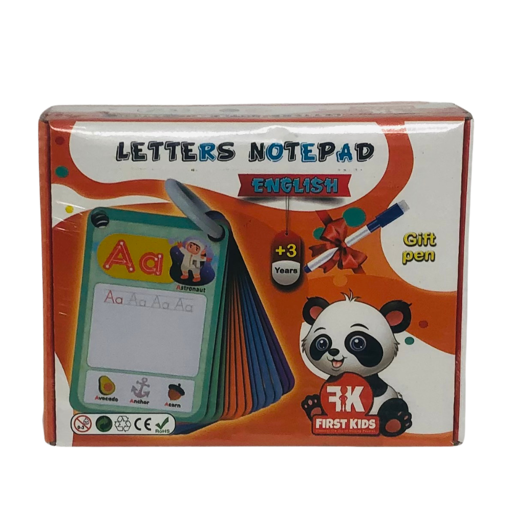 Letters Notepad English