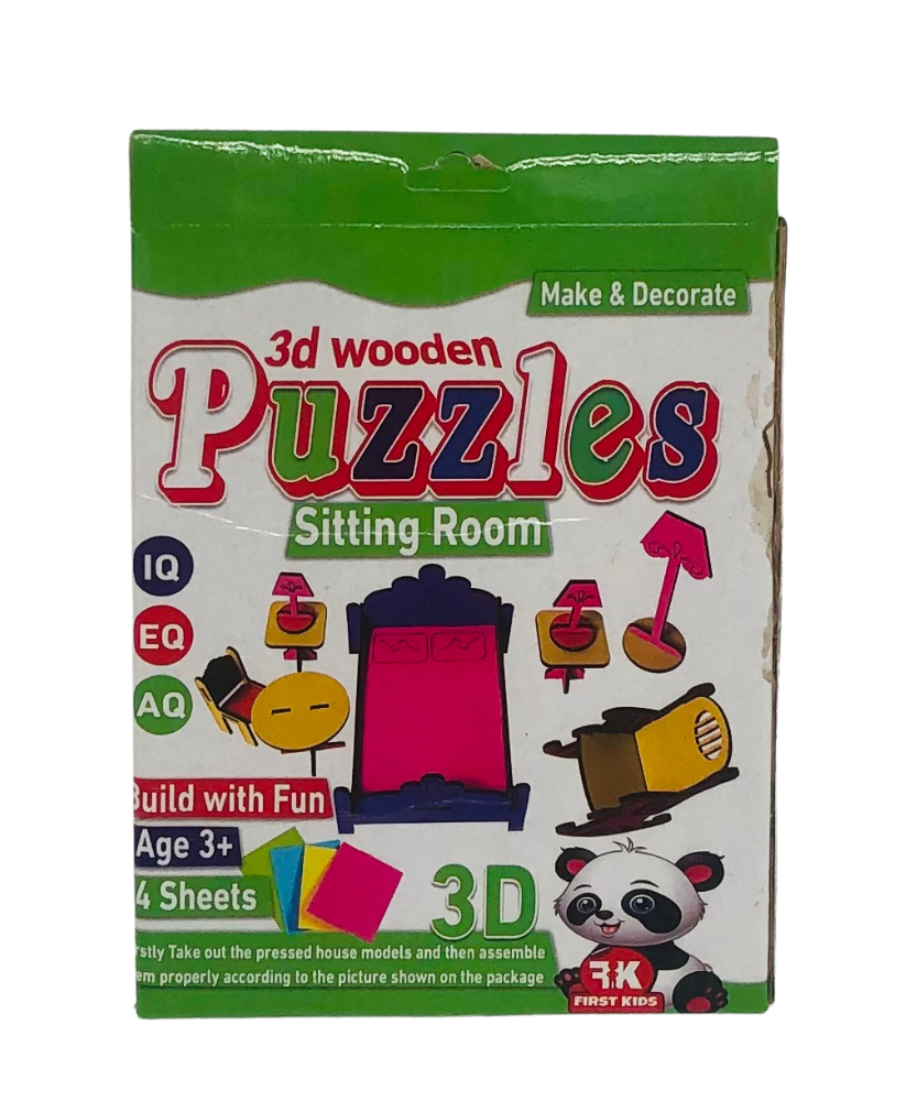 3D Wooden Puzzles Sitting Room