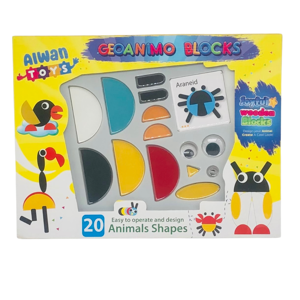 Alwan Toys Geoanimo Blocks