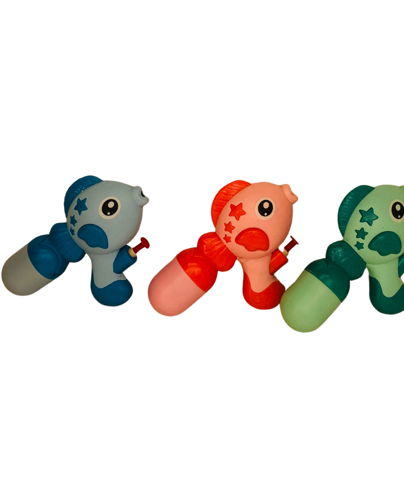 Blue Fish Shaped Water Blaster Toy