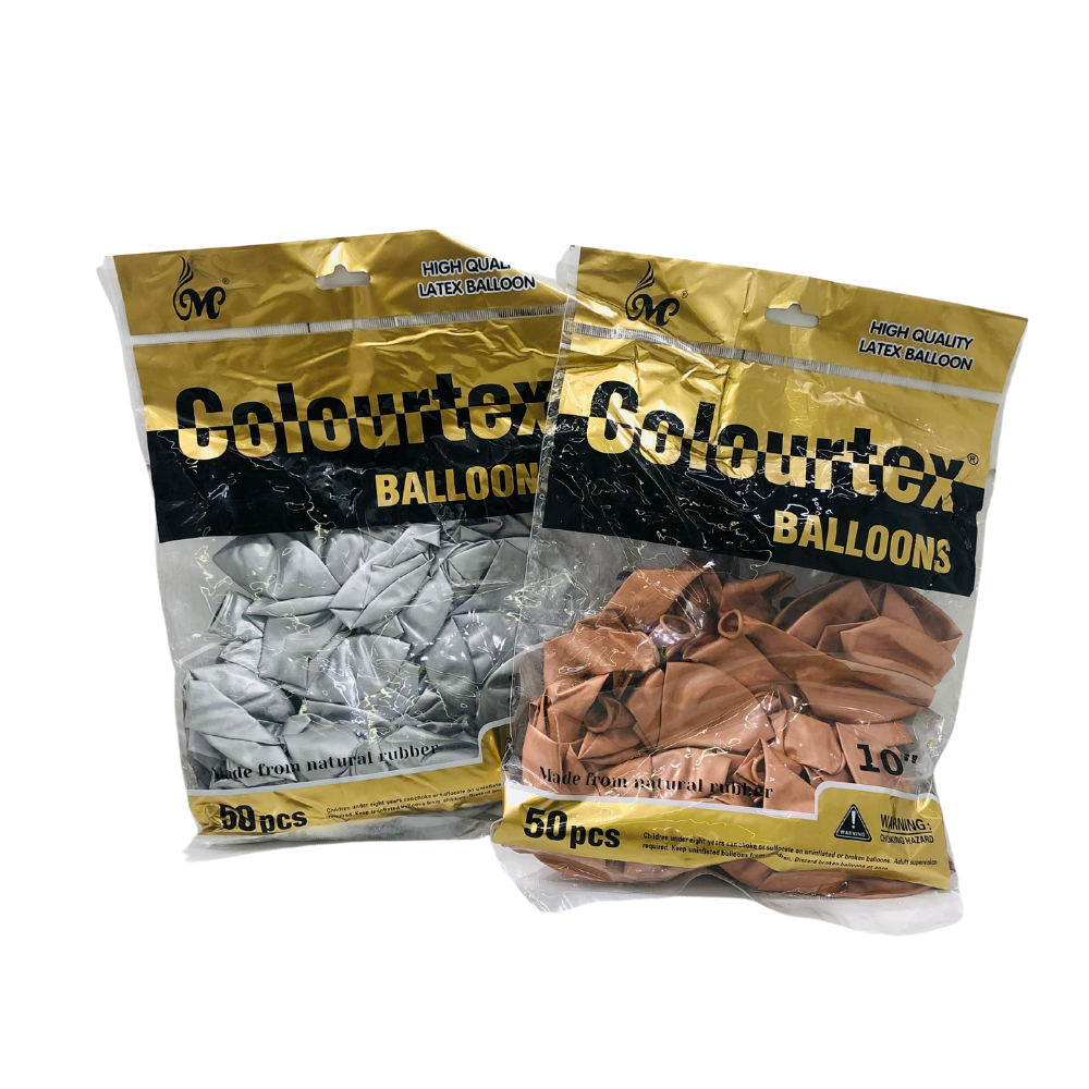 Metallic Party Balloons (Rose Gold & Silver Assortment)