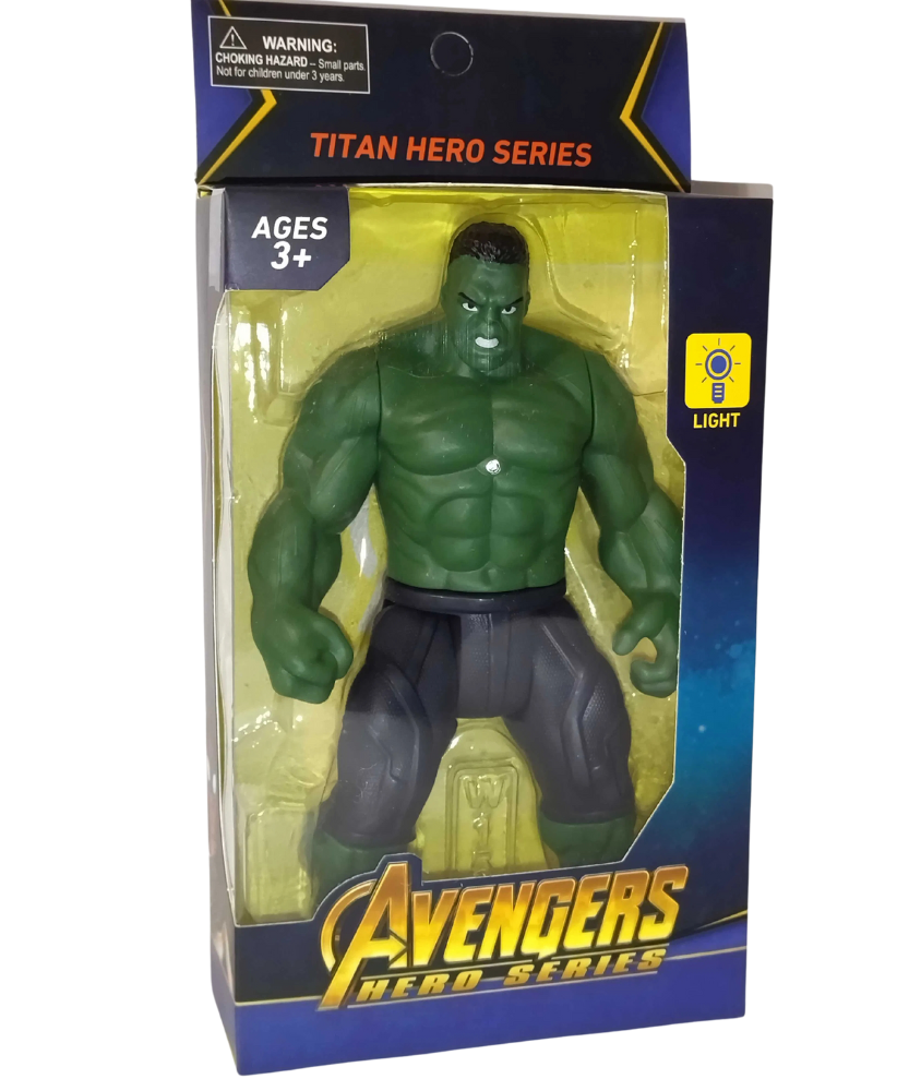 Avengers Hero Series Light-Up Action Figures - Hulk & Spider-Man