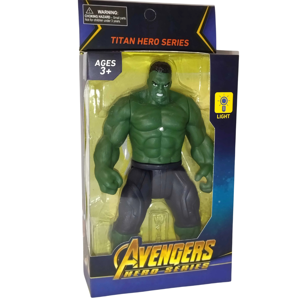 Avengers Hero Series Light-Up Action Figures - Hulk & Spider-Man