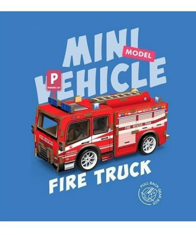 PlayfulMario Mini Vehicle Model Ambulance 3D Wood Puzzle