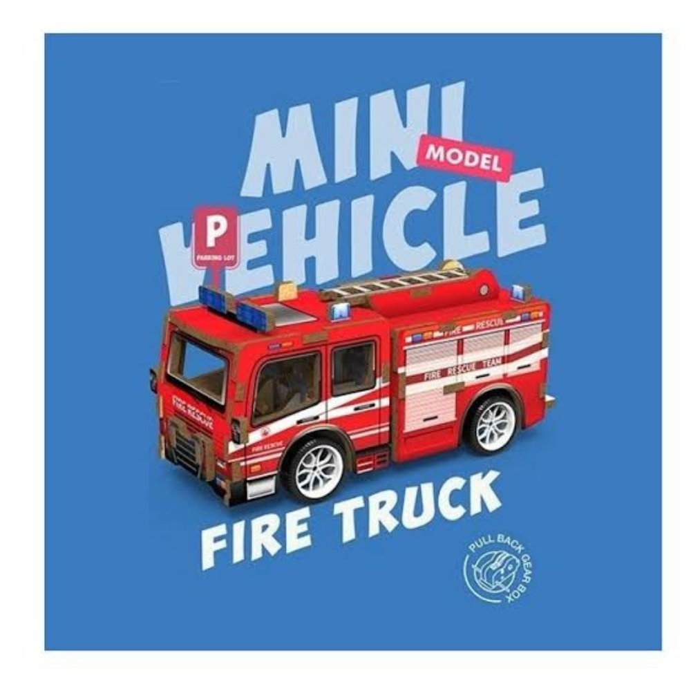 PlayfulMario Mini Vehicle Model Ambulance 3D Wood Puzzle