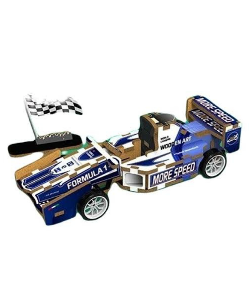 PlayfulMario Mini Vehicle Model Ambulance 3D Wood Puzzle