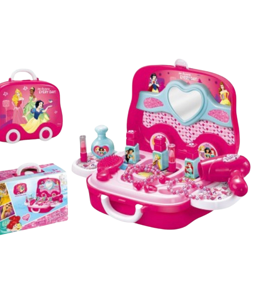 Princess Beauty Playset Suitcase With Wheels