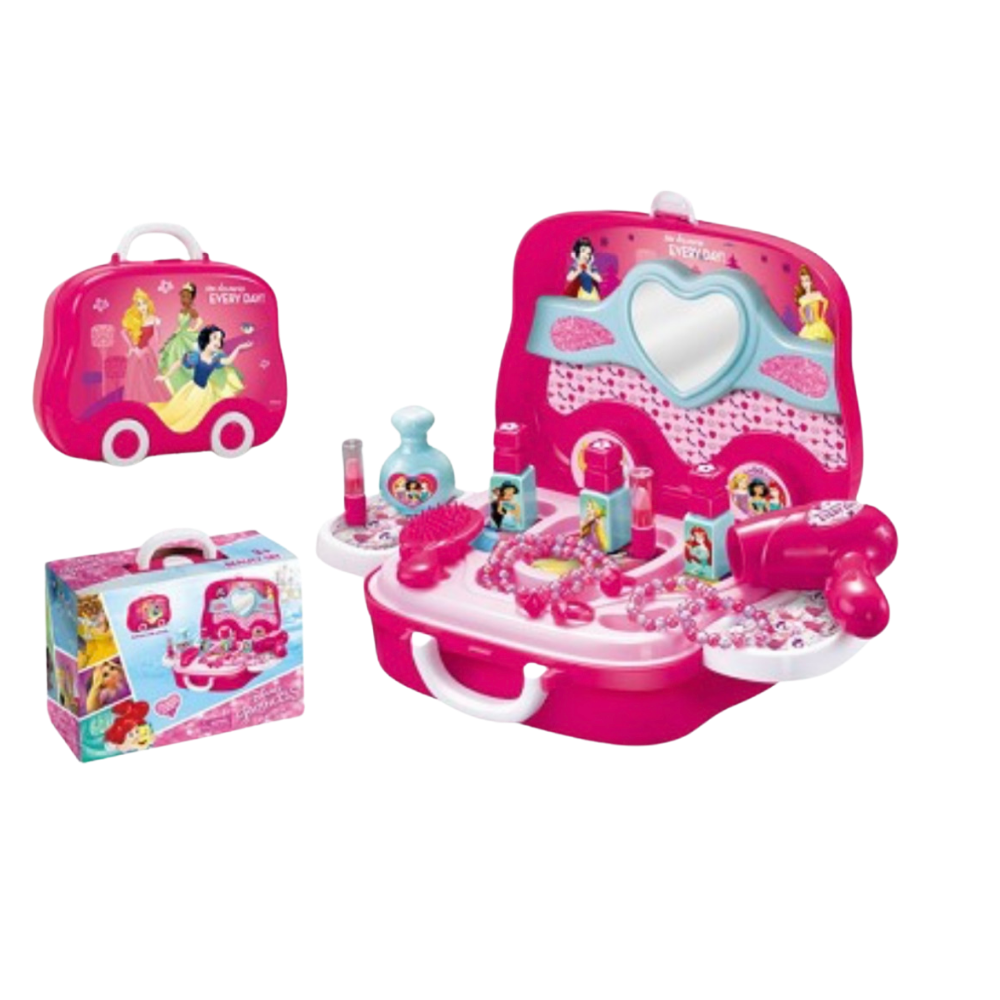 Princess Beauty Playset Suitcase With Wheels