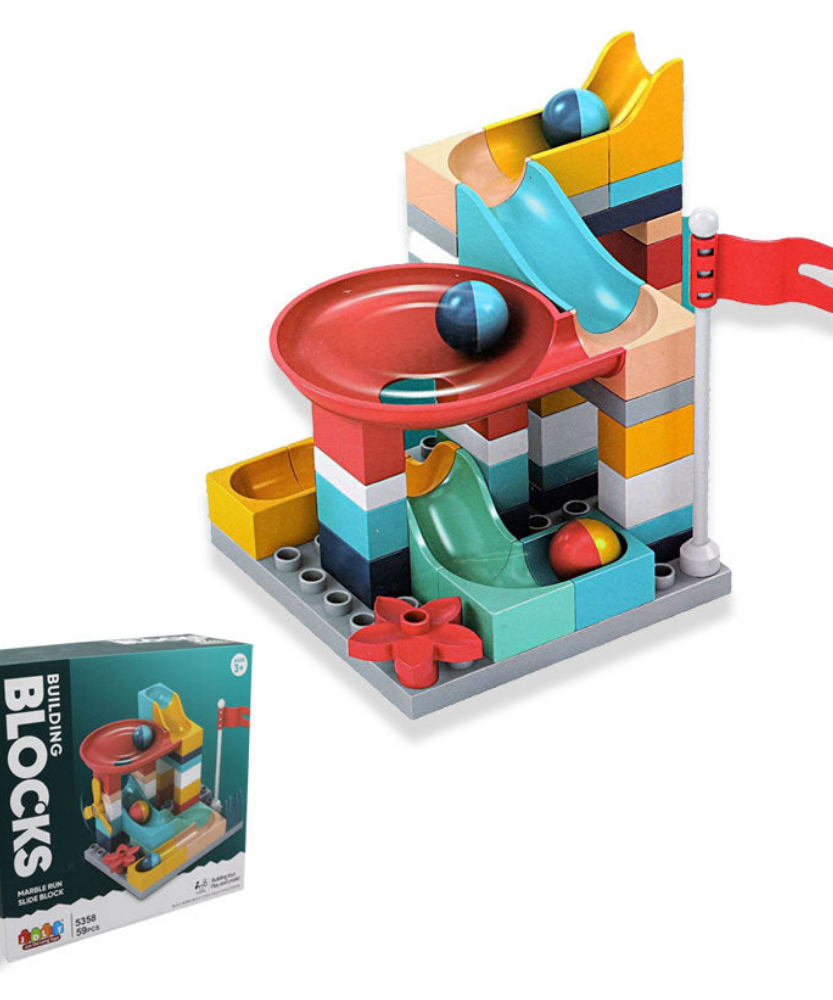 Marble Run Slide Block