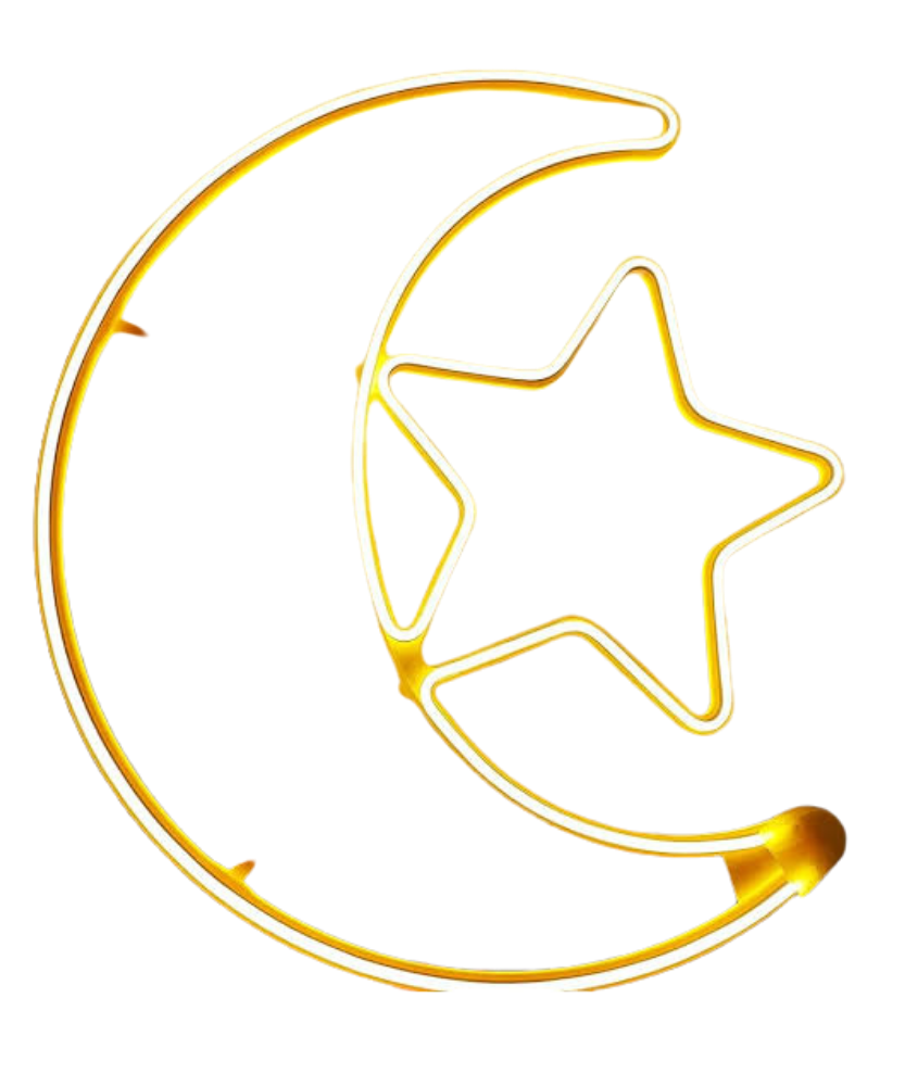 Hilal And Star Led Light