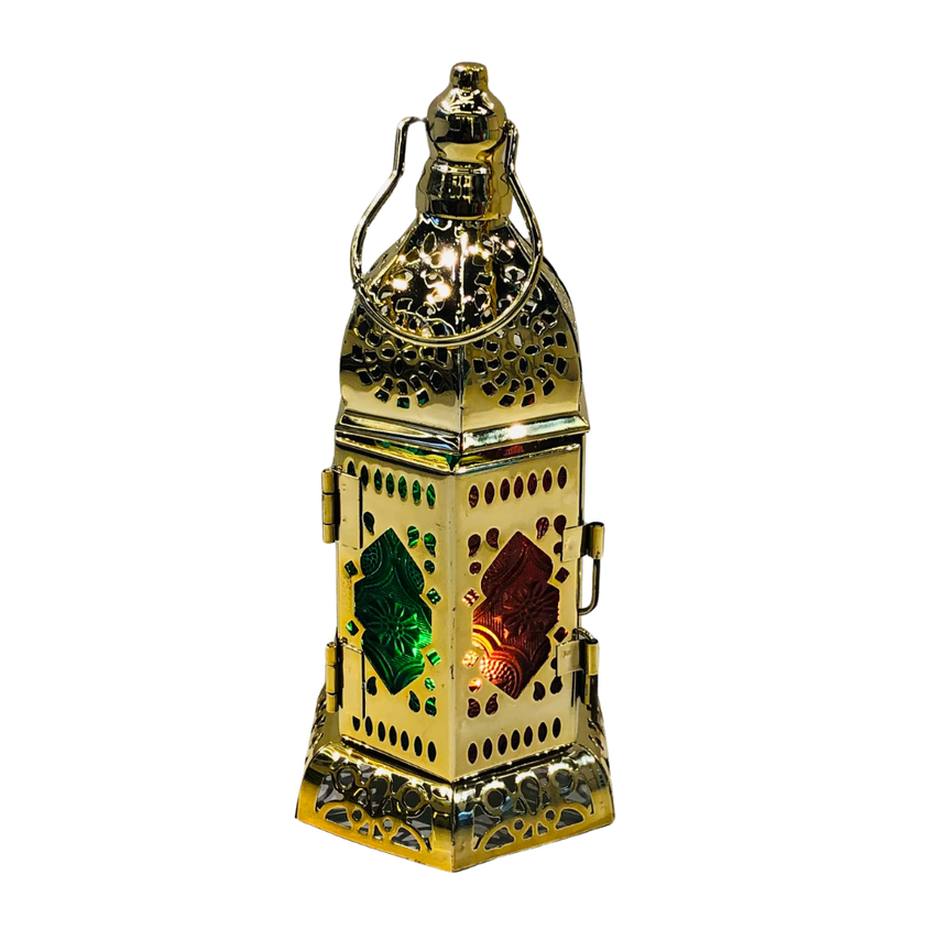 Ornate Golden LED Lantern